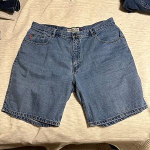 Vintage Bugle Boy Jeans Denim Shorts W40 Adam Sandler